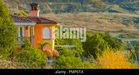 Lavish house on a mountain in California Stock Photo