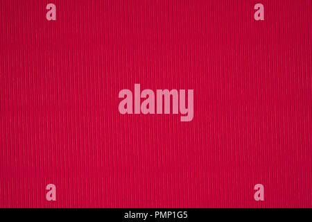 Red corrugated paper texture, use for background. vivid colour with copy space for add text or object. Stock Photo