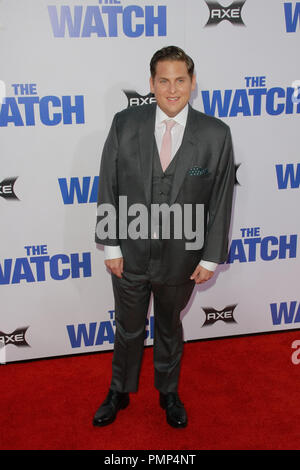 Jonah Hill at the Premiere of 20th Century Fox's 'The Watch'. Arrivals  held at Grauman's Chinese Theatre in Hollywood, CA, July 23, 2012. Photo by Joe Martinez / PictureLux Stock Photo