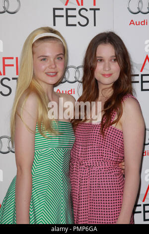 Elle Fanning, Alice Englert at arrivals for AFI FEST 2012 Premiere of ...