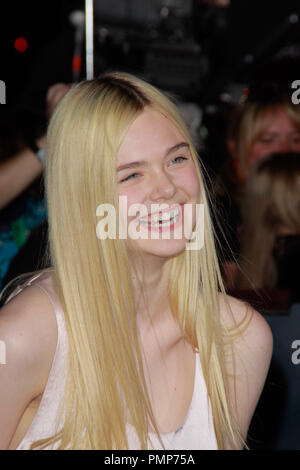 Elle Fanning at the World Premiere of Summit Entertainment's 'The Twilight Saga: Breaking Dawn Part 2'. Arrivals held at Nokia Theater L.A. Live in Los Angeles, CA, November 12, 2012. Photo by Joe Martinez / PictureLux Stock Photo