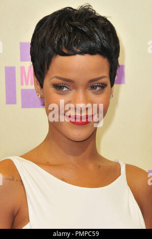 Rihanna at 2012 MTV Video Music Awards held at the Staples Center in Los Angeles, CA. The event took place on Thursday,  September 6, 2012. Photo by PRPP / PictureLux Stock Photo