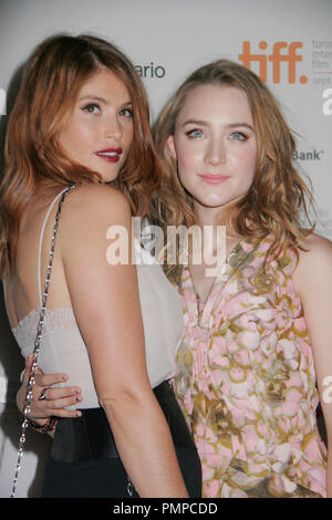 Gemma Arterton, Saoirse Ronan 09/09/2012 'Byzantium' Premiere held at Ryerson Theatre in Toronto, Canada Photo by Izumi Hasegawa / Hollywoodnewswire.net / PictureLux Stock Photo