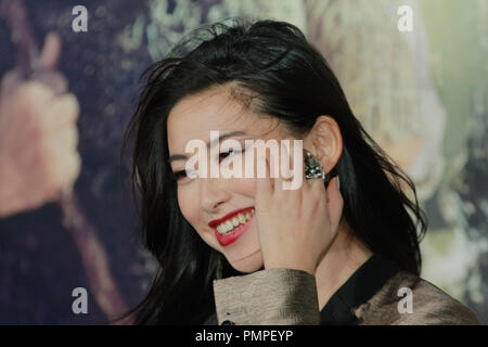 Zhu Zhu at the Premiere of Warner Brothers Pictures' 'Cloud Atlas'. Arrivals held at Grauman's Chinese Theater in Hollywood, CA, October 24, 2012. Photo by Joe Martinez / PictureLux Stock Photo