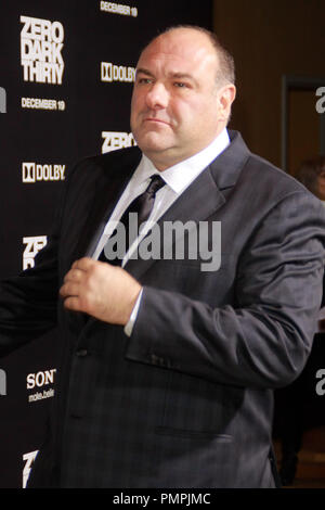 James Gandolfini at the Premiere of Columbia Pictures' "Zero Dark
