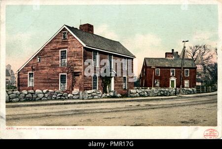 Birthplace of John Quincy Adams Stock Photo