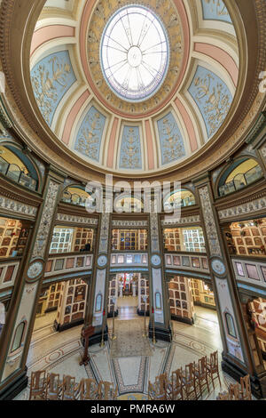 San Francisco, California - September 16, 2018: Interior of San Francisco Columbarium. Stock Photo