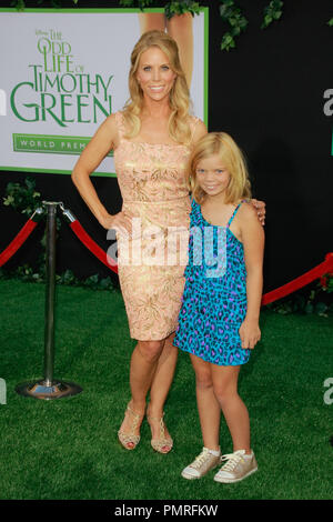 (L-R) Catherine Rose Young and Cheryl Hines arrives at "A Bad Moms