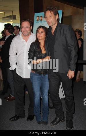 Stephen Root, Pamela Adlon,  David Duchovny 08/08/2012 'Goats' Premiere held at The Landmark Theater in Los Angeles, CA Photo by Izumi Hasegawa / HollywoodNewsWire.net / PictureLux Stock Photo