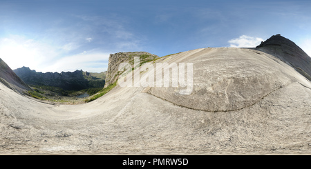 360 degree panoramic view of Ergaki - Parabola