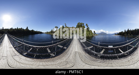 360 degree panoramic view of Arnold River Bridge