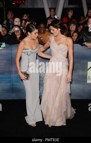 Nikki Reed and Ashley Greene at the World Premiere of Summit Entertainment's 'The Twilight Saga: Breaking Dawn Part 2'. Arrivals held at Nokia Theater L.A. Live in Los Angeles, CA, November 12, 2012. Photo by Joe Martinez / PictureLux Stock Photo