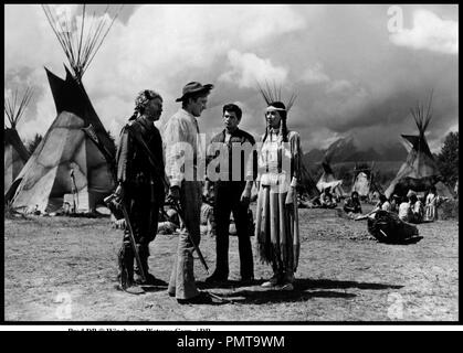 ELIZABETH THREATT, DEWEY MARTIN, THE BIG SKY, 1952 Stock Photo