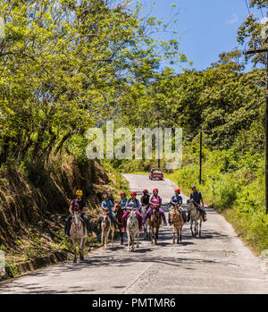 A typical view in Costa Rica Stock Photo