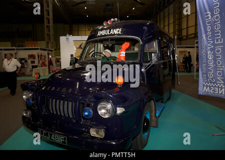 Birmingham,UK,19th September 2018,The Emergency Services Show takes place at the NEC in Birmingham. It runs for 2 days and offers ALL emergency workers a great place to network and learn with over 450 Exhibitors and many service vehicles on display inside and outdoors. There are also many free seminars covering different subjects, all in all a interesting and educational day out. Credit: Keith Larby/Alamy Live News Stock Photo