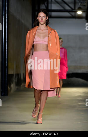 Milan, Italy. 19th Sep, 2018. fashion show: N Â° 21 Credit: Independent Photo Agency/Alamy Live News Stock Photo