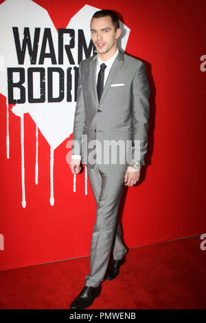 Nicholas Hoult at the Los Angeles Premiere of Summit Entertainment's 'Warm Bodies'. Arrivals held at the ArcLight Cinerama Dome in Los Angeles, CA, January 29, 2013. Photo by: Richard Chavez / PictureLux Stock Photo