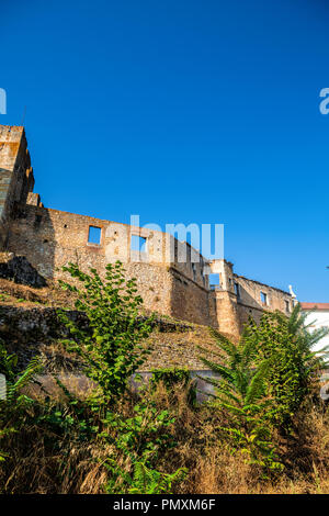 Portugal - The Convent of the Order of Christ . The Convent of the Order of Christ experienced five centuries of inspired builders. The castle of the  Stock Photo
