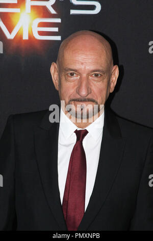 Sir Ben Kingsley at the Los Angeles Premiere of Summit Entertainment's 'Ender's Game'. Arrivals held at the TCL Chinese Theatre in Hollywood, CA, October 28, 2013. Photo by: Richard Chavez / PictureLux  File Reference # 32165 114RAC  For Editorial Use Only -  All Rights Reserved Stock Photo