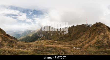 360 degree panoramic view of vetta del Monte Generoso