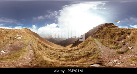 360 degree panoramic view of pendici del monte Generoso