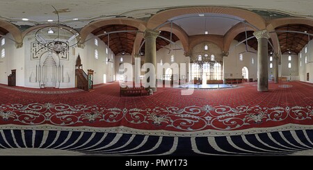 360 degree panoramic view of isa bey mosque-1