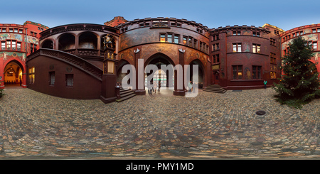 360 degree panoramic view of Town Hall - Basel