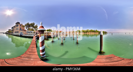 360 degree panoramic view of cipriani hotel. venice