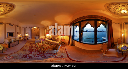 360 degree panoramic view of cipriani hotel. venice