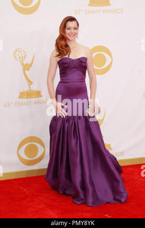 Alyson Hannigan at the 65th Primetime Emmy Awards held at the Nokia Theatre L.A. Live  in Los Angeles, CA, on September 22, 2013. Photo by Joe Martinez / PictureLux Stock Photo