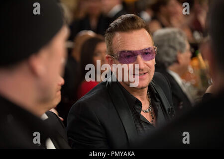 Bono at the 71st Annual Golden Globe Awards at the Beverly Hilton in Beverly Hills, CA on Sunday, January 12, 2014.  File Reference # 32222 317JRC  For Editorial Use Only -  All Rights Reserved Stock Photo