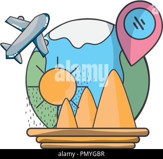 Travel and vacations Stock Vector