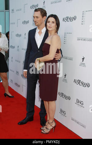 JJ Feild, Neve Campbell  08/08/2013 'Austenland' Premiere held at the Arclight Hollywood in Hollywood, CA Photo by Kazuki Hirata / HNW / PictureLux Stock Photo