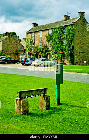 Rose and Crown, Romaldkirk, County Durham, England Stock Photo