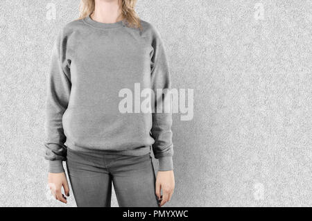 Download Hoodie sweatshirt mockup, blank white cloth template for men isolated Stock Photo: 169830960 - Alamy