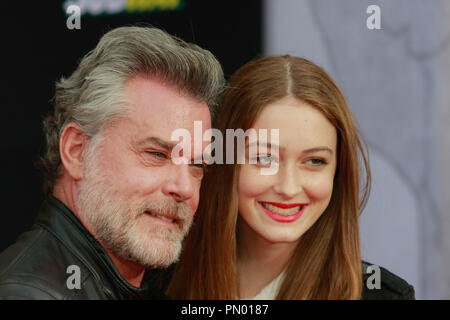 Ray Liotta and daughter Karsen at the Disney's World Premiere of 'Muppets Most Wanted.' Arrivals held at El Capitan Theatre in Hollywood, CA, March 11, 2014. Photo by Joe Martinez / PictureLux Stock Photo