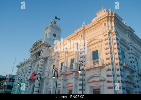 Fachada de Palacio de Gobierno de Sonora. Centro, Hermosillo, Sonora.  (Photo: Luis Gutierrez /NortePhoto)   pclaves: Fachada, outdoors,  antiguo, arq Stock Photo