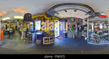 360 degree panoramic view of Skateboard Museum in Geneva, Switzerland #2