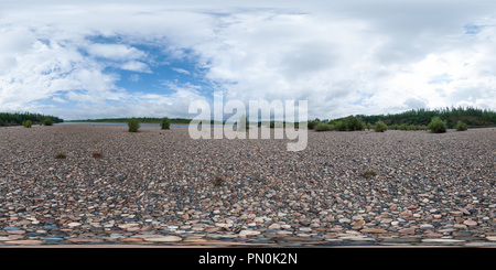 360 degree panoramic view of Vitim river bank #10