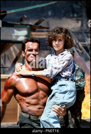 Flyer Film Commando 1985 - Arnold Schwarzenegger - Japonais B5 - Affiche Chirashi