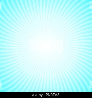 Light blue and white geometric spiral background Stock Vector