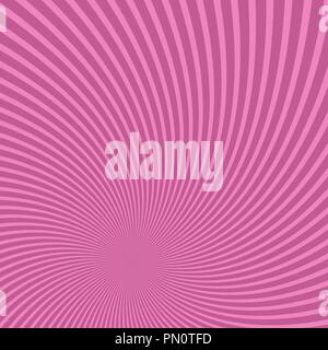 Abstract spiral ray background from rotating rays Stock Vector