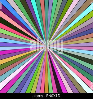 Colorful abstract hypnotic blast concept background - vector illustration Stock Vector