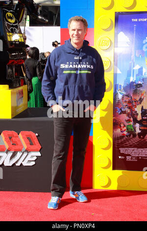 Will Ferrell at the Warner Bros. Pictures premiere of 'The Lego Movie'. Arrivals held at The Regency Village Theater in Westwood, CA, February 1, 2014. Photo by Joe Martinez / PictureLux