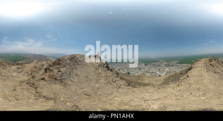 Chepen 360° view of Chequen archaeologycal site, Chepen - Alamy