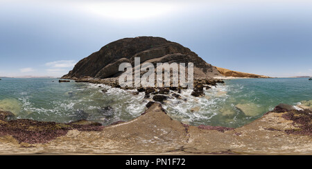 360 degree panoramic view of Playa La Mina