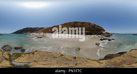 360 degree panoramic view of Playa La Mina