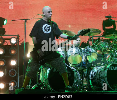 Shavo Odadjian with System of a Down performs in concert at the Sound Advice Amphitheater in West Palm Beach, Florida on August 13, 2006. Stock Photo