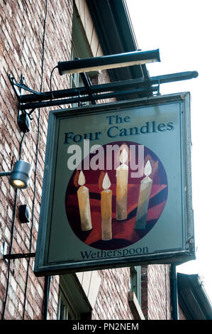 Around the UK - The Four Candles Stock Photo