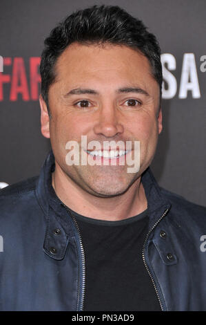 Oscar De La Hoya at the 'McFarland USA' Los Angeles Premiere held at the El Capitan Theatre in Hollywood, CA on Monday, February 9, 2015. Photo by PRPP PRPP / PictureLux  File Reference # 32556 107PRPP01  For Editorial Use Only -  All Rights Reserved Stock Photo